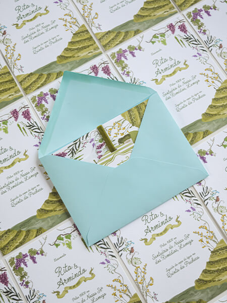 Papelaria personalizada — Rita & Armindo